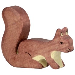 Holztiger - Standing Brown Squirrel (Ecureuil, debout, marron)