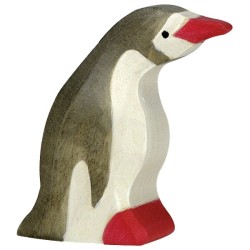 PRECOMMANDE Livraison 12 2021 Holztiger - Pingouin, petit, tête en avant en Bois
