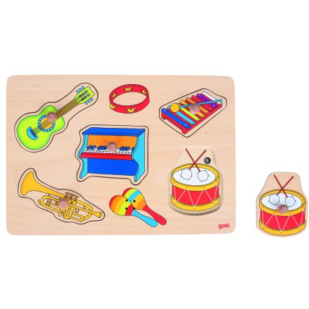 Puzzle Sonore 30 cm - Instruments - GOKI - 1 an