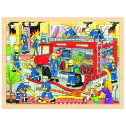 Puzzle "Brigade des pompiers"