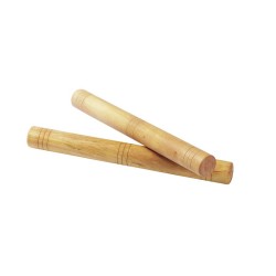 Bâton à percussion en bois naturel