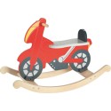 Moto à bascule en bois